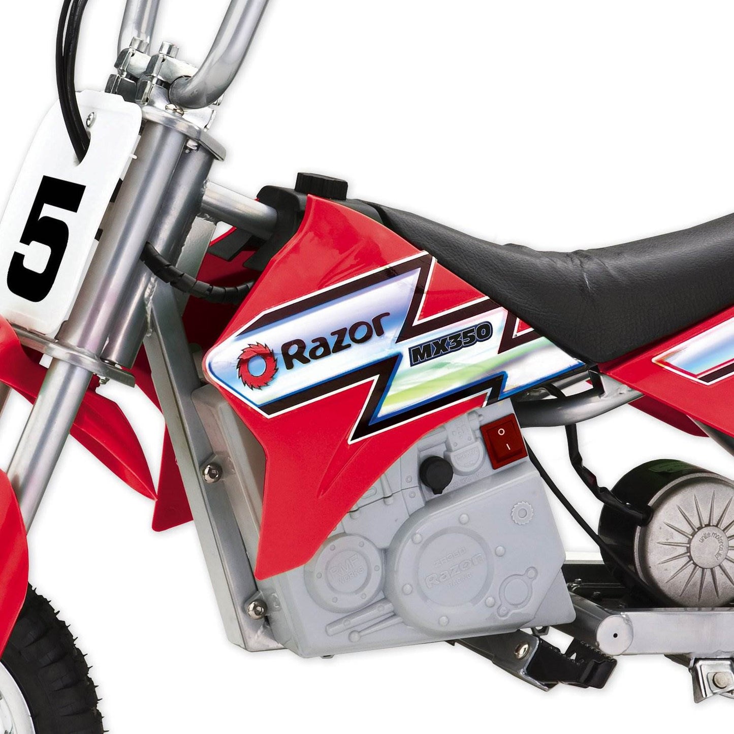 Razor MX350 Dirt Rocket Electric Motocross Motorcycle Dirt Bike, Red (2 Pack)