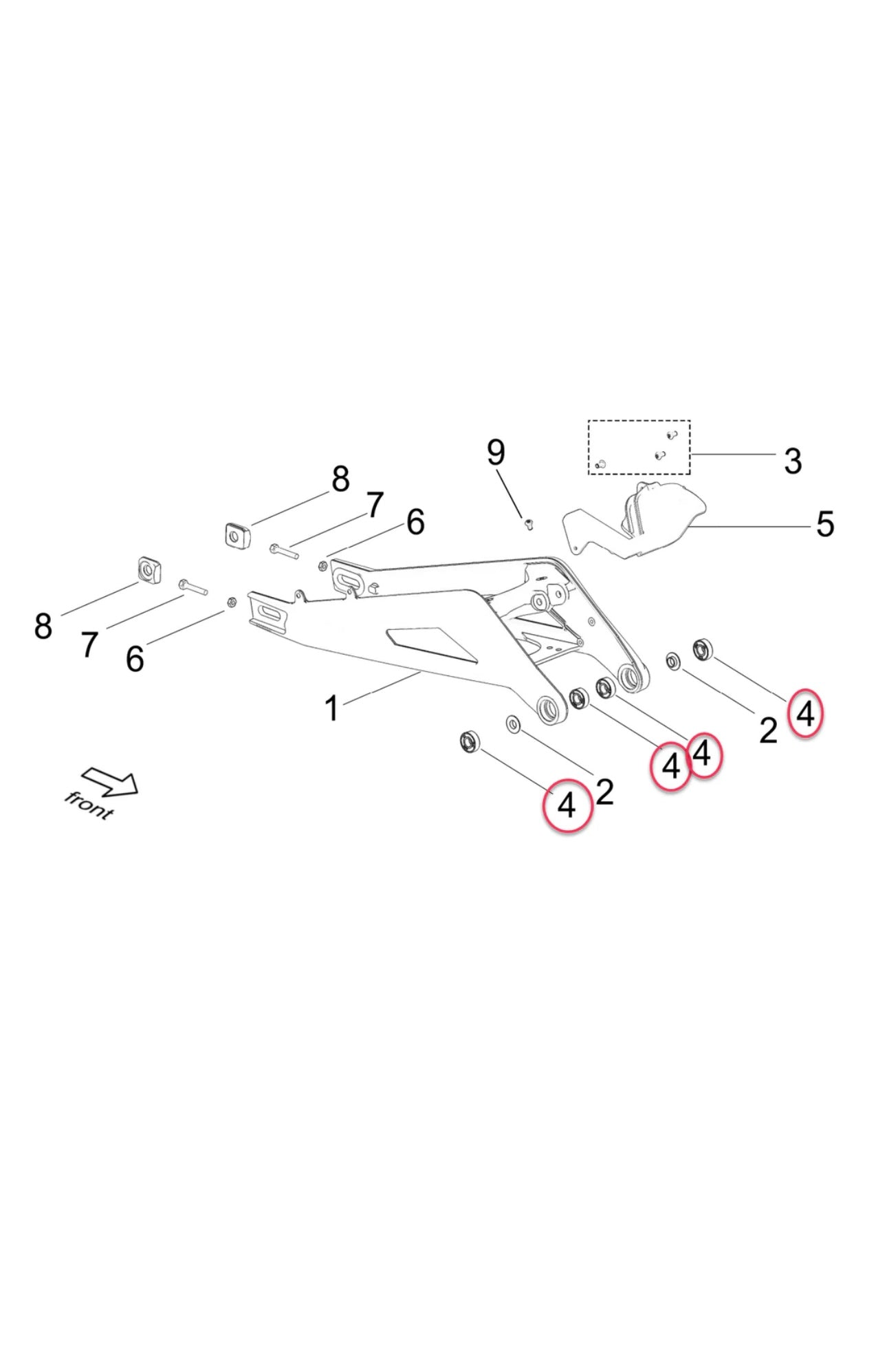 Surron Ultra Bee Swing Arm Bearing Kit