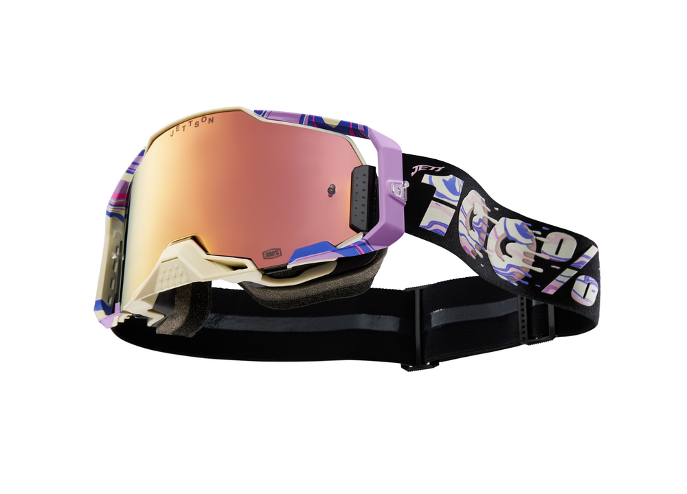 100 Percent Armega Goggle 2/PK Limited Edition! Jet Lawrence Donut - Mirror