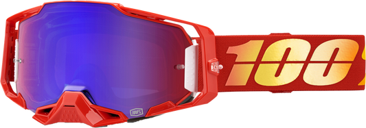 100 Percent Armega Goggle Nuketown Mirror Red/Blue Lens