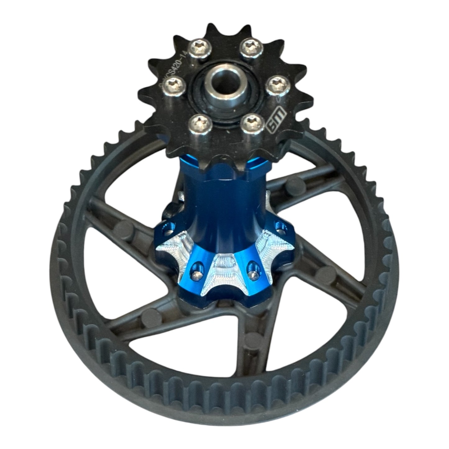 Deal- Warp 9 Blue Jackshift With New Surron LBX Pulley/ Blue