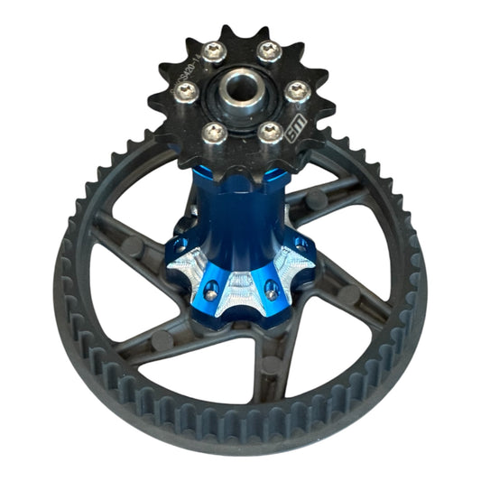 Deal- Warp 9 Blue Jackshift With New Surron LBX Pulley/ Blue