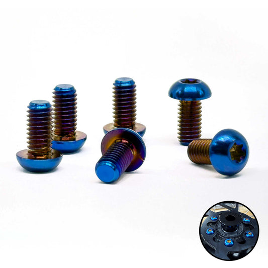 Titanium Rear Rotor Bolts (6 Pack) for Sur-Ron, E-Ride PRO & Talaria