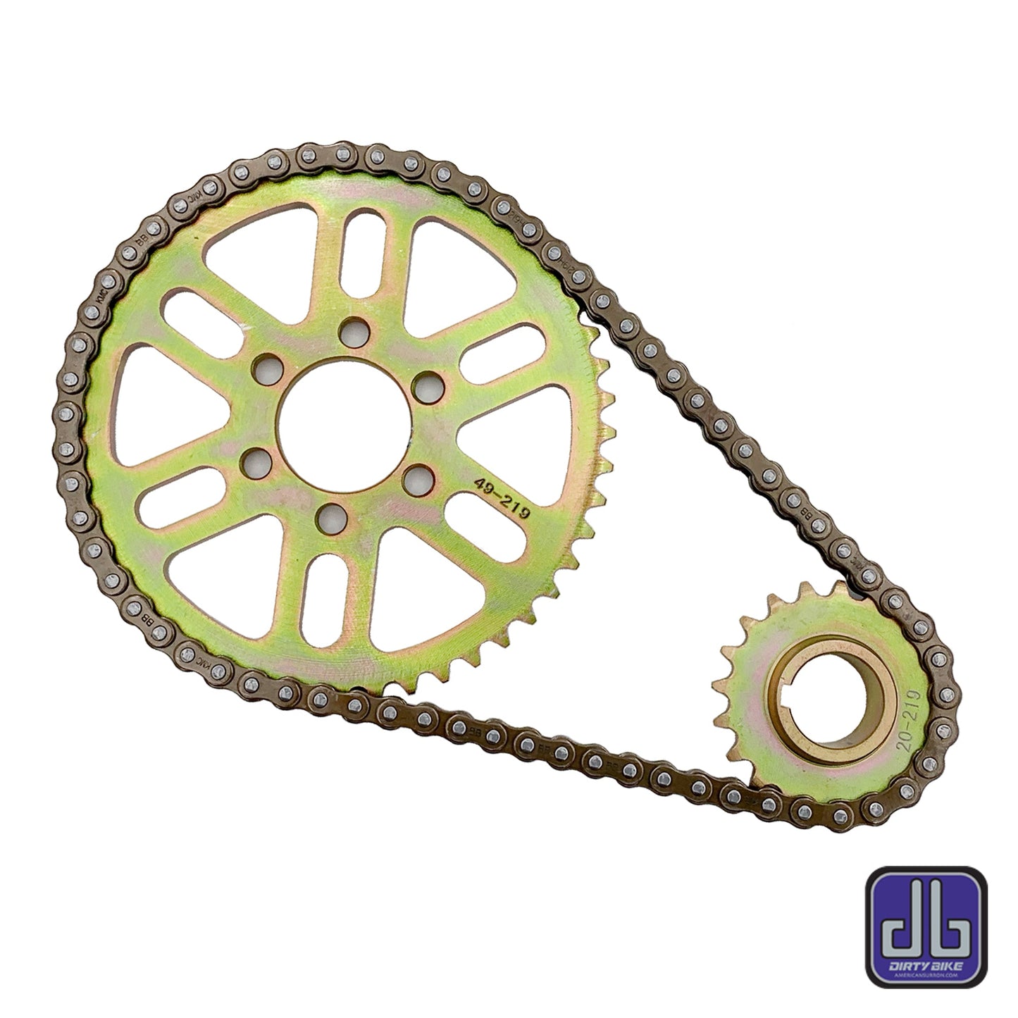 Primary Belt to Economy Chain Conversion Kit | 219 | KMC Non-Sealed | Surron LBX