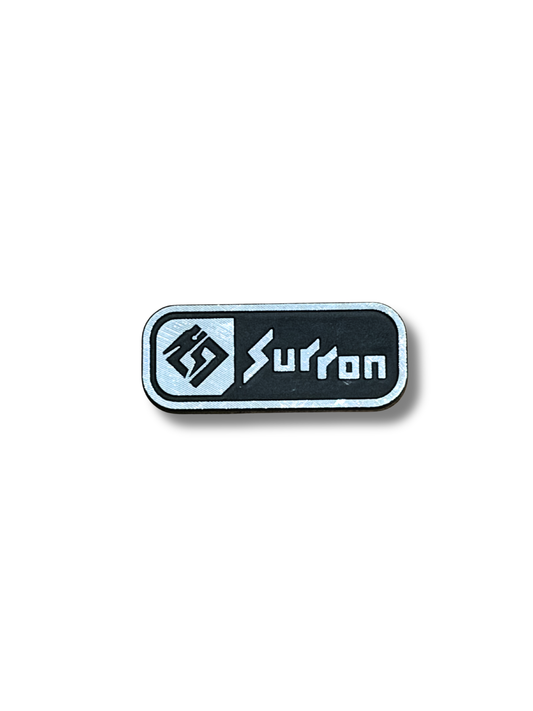 Surron Battery Cover Logo Emblem | 3D Replacement Badge