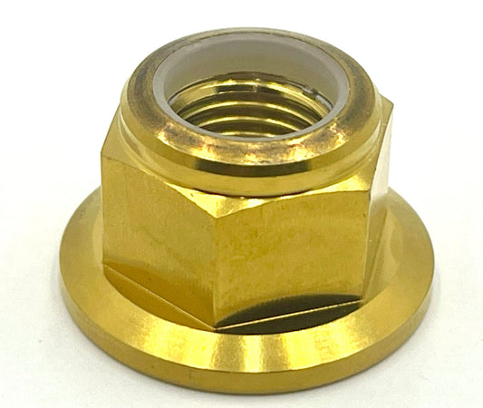 Anodized Titanium Nylock Nut - M12x1.25