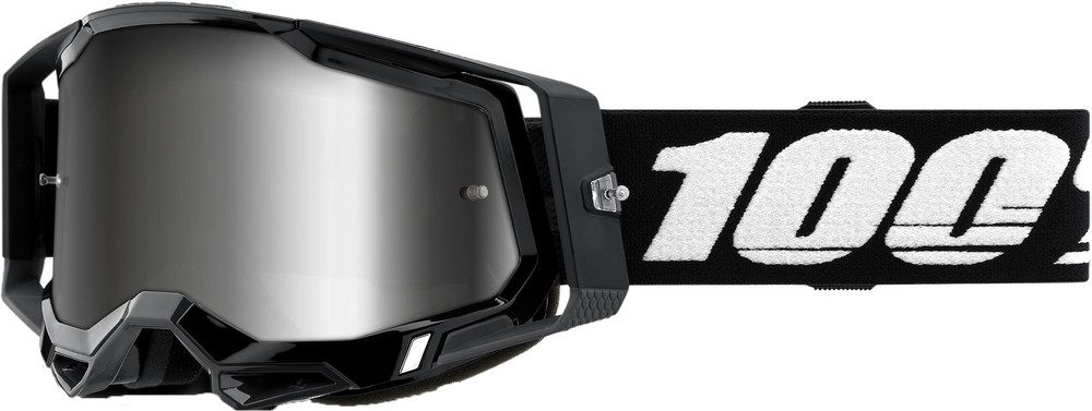 100 Percent Racecraft 2 Goggle Black Mirror Silver Lens