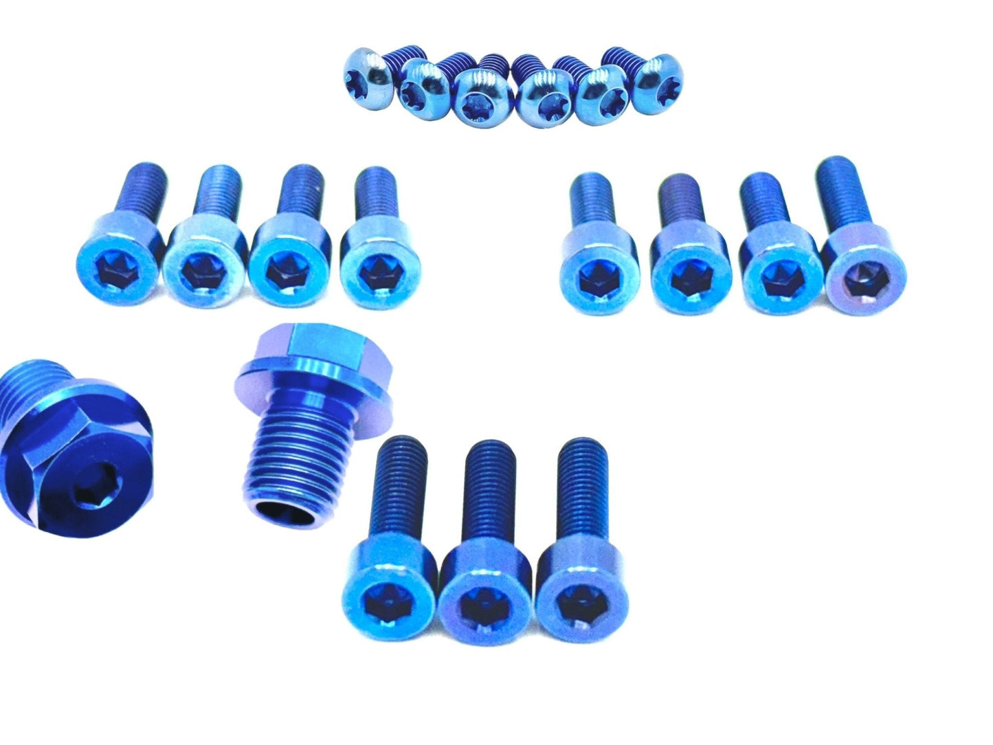 Titanium FastAce Fork Bolt Kits ALX13RC (2.0), AHX12RV (Gravitee), ALX32RC