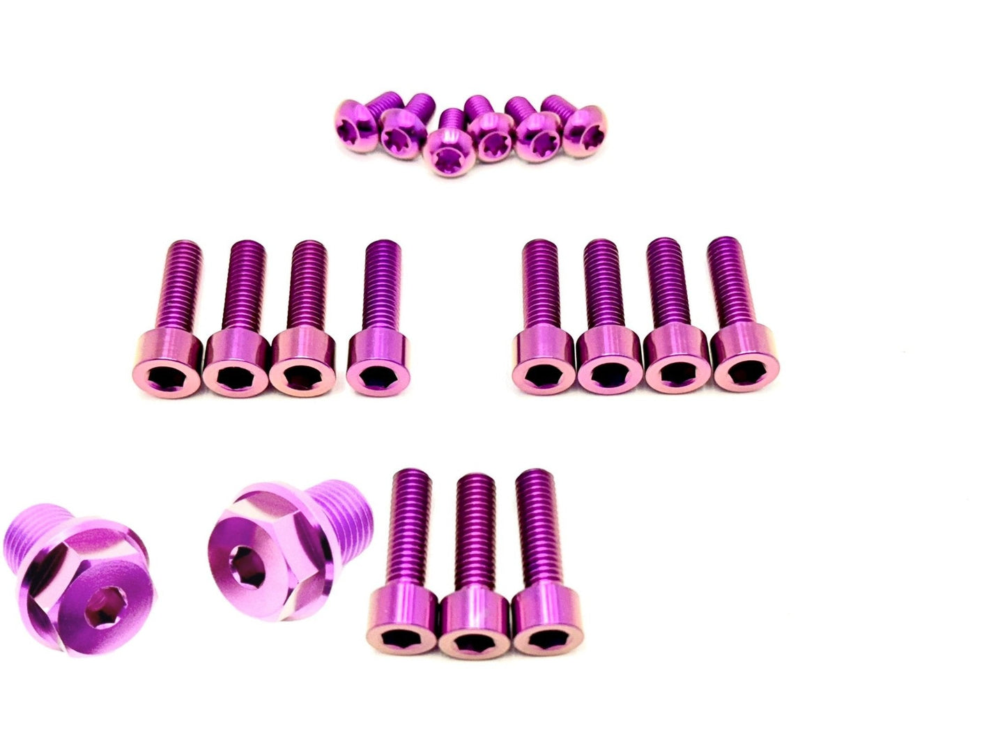 Titanium FastAce Fork Bolt Kits ALX13RC (2.0), AHX12RV (Gravitee), ALX32RC