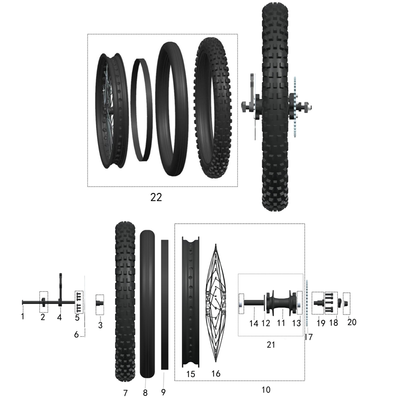 Talaria MX3/4 Rear Wheel Hub Dust Seal