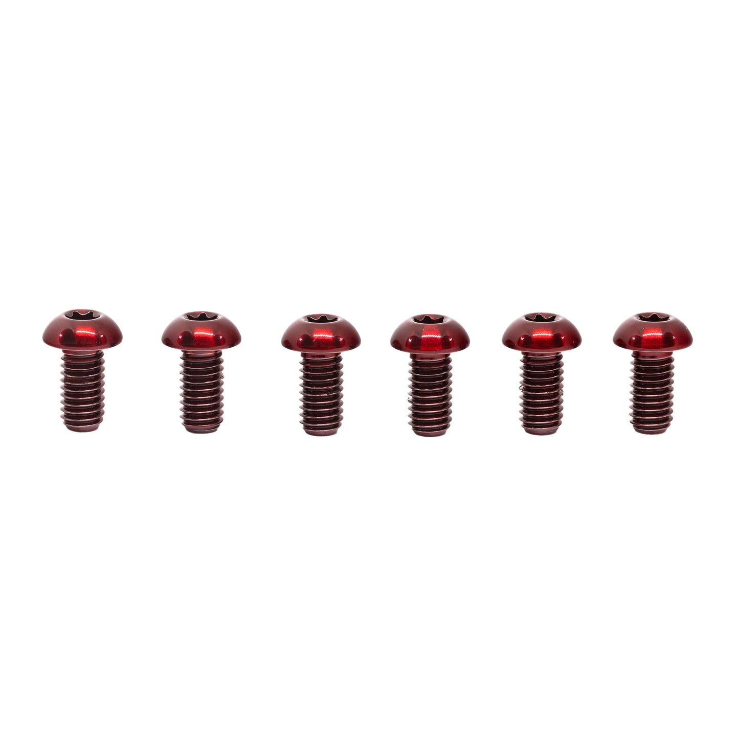 Titanium Rear Rotor Bolts 6-Pack [M6x12mm]