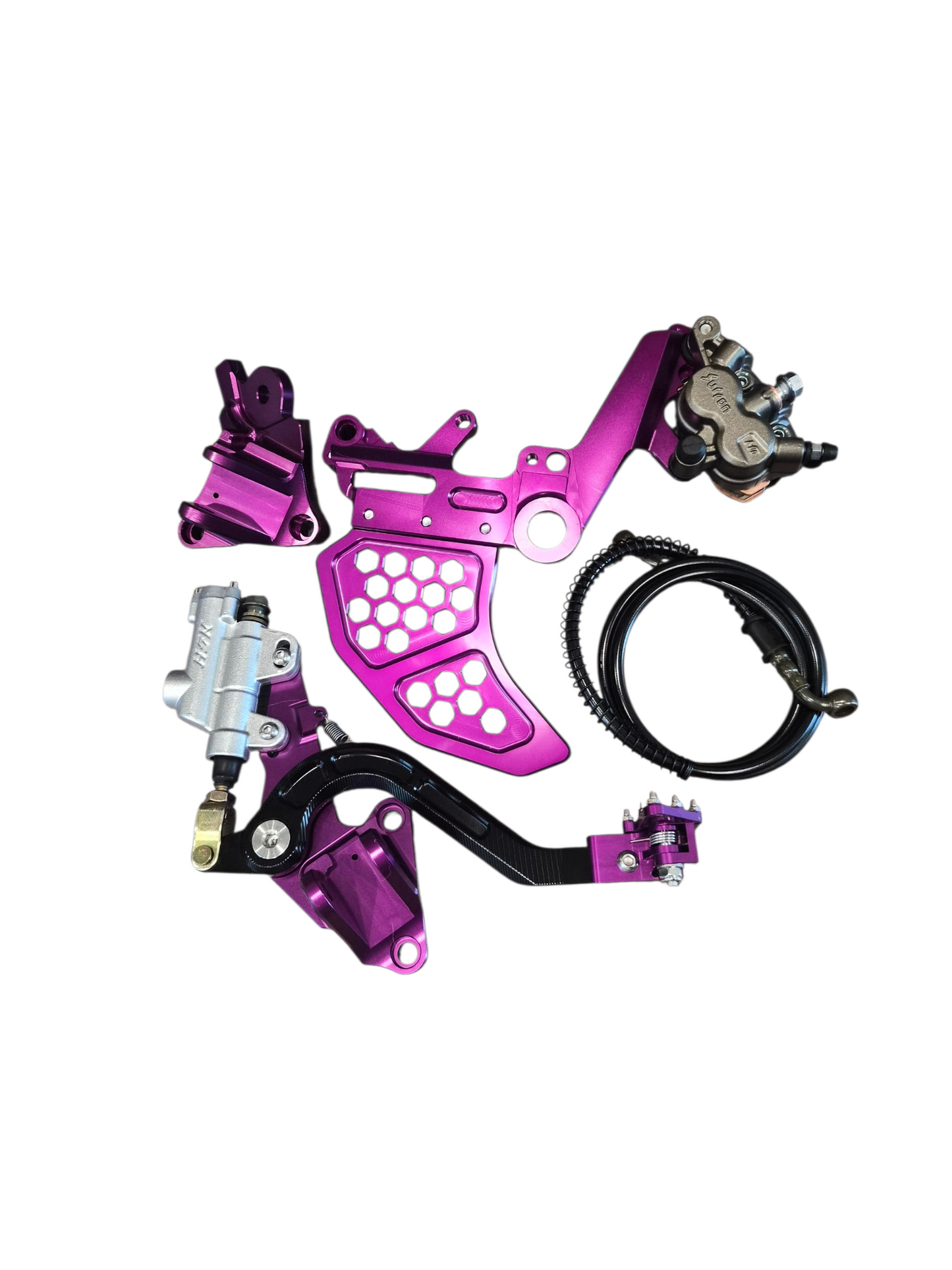 Ultra Bee Foot Brake Kit with Peg Brackets