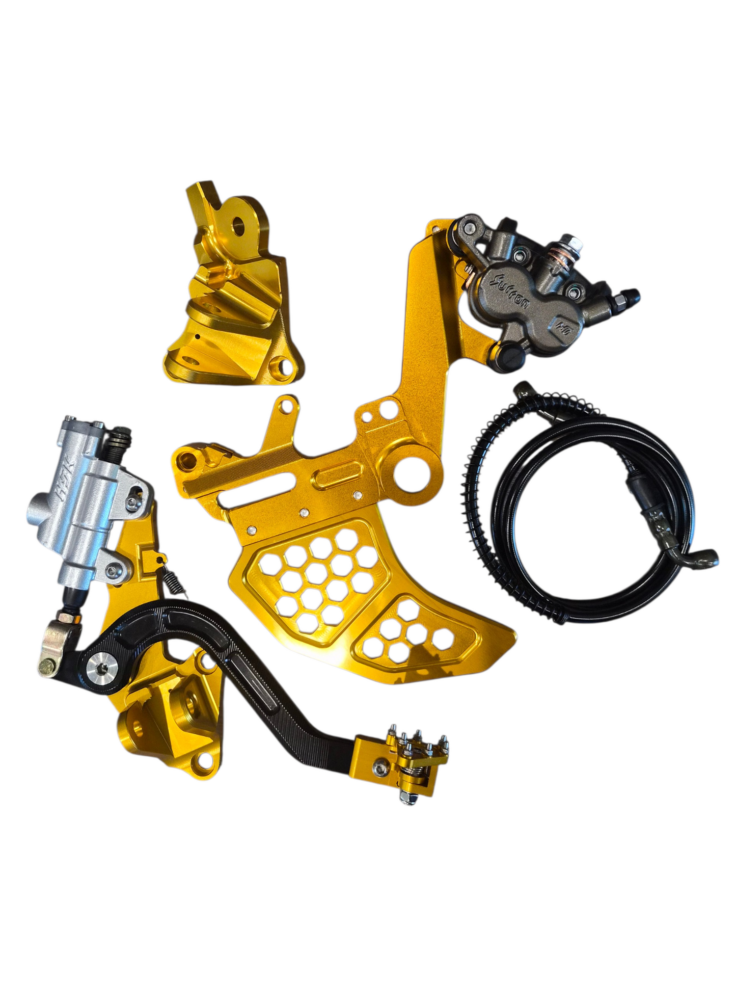 Ultra Bee Foot Brake Kit with Peg Brackets