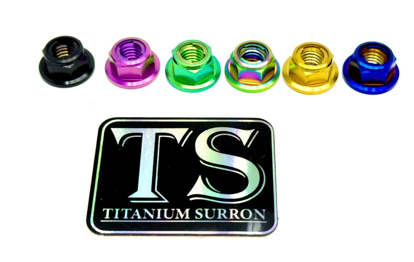 Titanium Lock Nut - M8x1.25